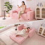 MAXYOYO Convertible Sofa Bed, 2 in 1 Folding Couch Bed for Small Space