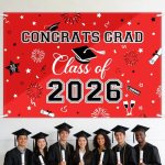 Oeyliz Graduation Decorations 2026 Congrats Grad Banner Class of 2026 Graduation