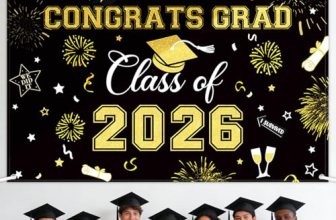 Oeyliz Graduation Decorations 2026 Congrats Grad Banner Class of 2026 Graduation