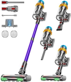 Cordless Vacuum Cleaner, 55KPA 70Min 650W Motor Powerful Vacuum Cleaners for Hom
