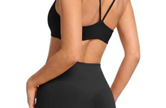 SUUKSESS Women Sexy Padded 2 Piece Workout Sets with Pockets High Waisted Shorts