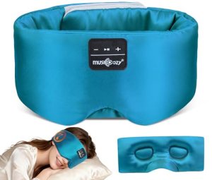 MUSICOZY 3D Silk Bluetooth Sleep Mask Headphones