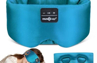 MUSICOZY 3D Silk Bluetooth Sleep Mask Headphones
