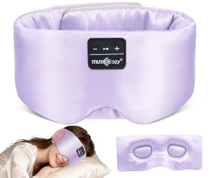 MUSICOZY 3D Silk Bluetooth Sleep Mask Headphones