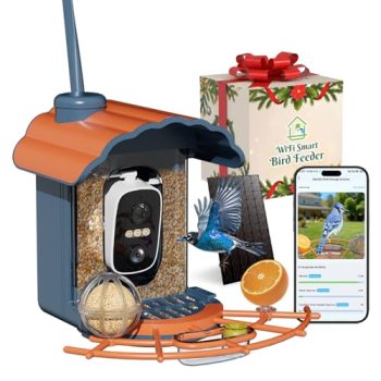 Centvicam Smart Bird Feeder with Camera: Hummingbird Feeder with Solar Powered f