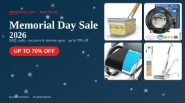 Memorial Day Sale 2026: BBQ, patio, appliances & summer gear — up to 70% off