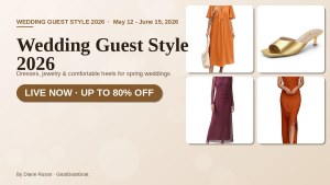 Wedding Guest Style 2026: Dresses, jewelry & comfortable heels for spring weddings