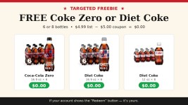 🎯 TARGETED FREEBIE: Score 6 or 8 Bottles of Coke Zero (or Diet Coke) for FREE on Amazon — Check Your Account Now