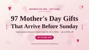 Mother’s Day Gifts 2026: 117 Last-Minute Amazon Deals That Arrive Before Sunday (Up to 80% Off)