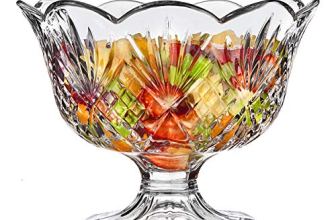 Godinger Dublin Centerpiece Glass Bowl