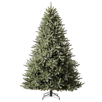 Balsam Hill 7.5 ft Unlit Classic Blue Spruce – Artificial Christmas Tree with 2