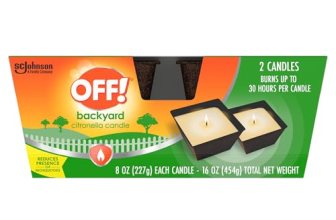 OFF! Backyard Citronella Scented Candle