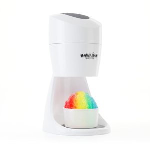 Hawaiian Shaved Ice S900A Snow Cone and Shaved Ice Machine with 2 Reusable Plast