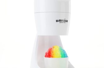 Hawaiian Shaved Ice S900A Snow Cone and Shaved Ice Machine with 2 Reusable Plast