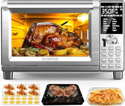 Nuwave Bravo Air Fryer Toaster Smart Oven