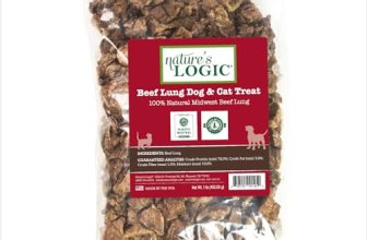 NATURE’S LOGIC Beef Lung Dog & Cat Treats