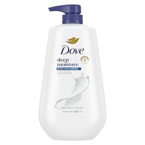 Dove Body Wash Deep Moisture for 24hr Lotion-Soft Skin Moisture Moisturizing Ski