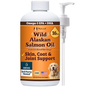 Natural Dog Company Wild Alaskan Salmon Oil for Dogs