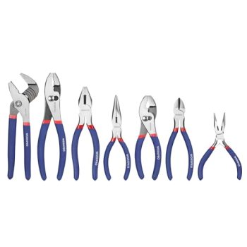 7-piece WORKPRO Pliers Set with Groove Joint