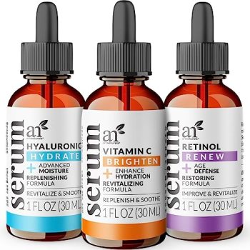 artnaturals Anti-Aging-Set with Vitamin-C Retinol and Hyaluronic-Acid