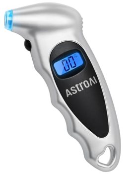 AstroAI Digital Tire Pressure Gauge 0-150PSI Calibrated to ANSI B40.7 +/-1PSI