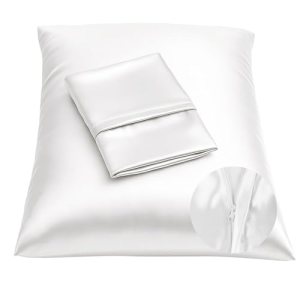 BLISSFORD Satin Pillowcase with Zipper for Hair and Skin Care