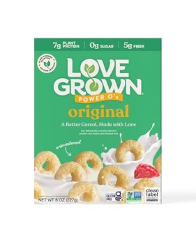 Love Grown Power O’s Original High Protein Gluten-Free Cereal – Vegan