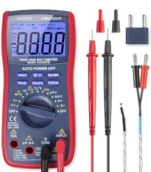 AstroAI Digital Multimeter and Analyzer TRMS 6000 Counts Volt Meter Ohmmeter Aut
