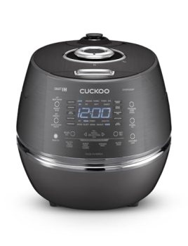 CUCKOO High Pressure Rice Cooker 6-Cup Uncooked / 12-Cup Cooked with Induction H