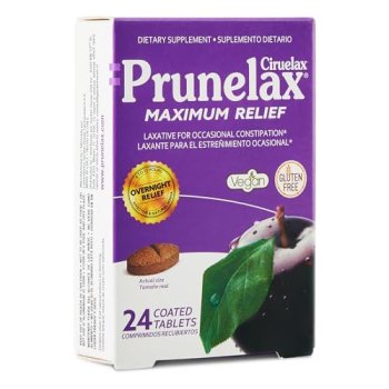 Prunelax Ciruelax Maximum Relief Laxative Tablets with Natural Senna for Occasio
