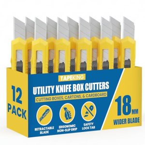 Tape King Utility Knife Set (12 Pack)