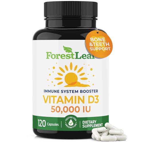 ForestLeaf Vitamin D3 50,000 IU | VIT D
