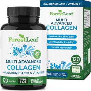 ForestLeaf Multi Collagen Pills with Hyaluronic Acid + Vitamin C