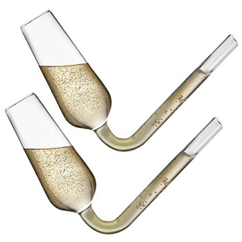 Godinger Champagne Flutes Guzzler Glasses