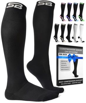 SB SOX Compression Socks for Men & Women (20-30mmHg)