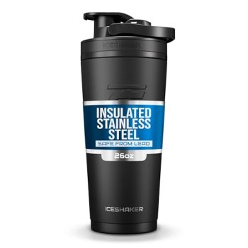 Ice Shaker Insulated Stainless Steel Shaker Bottle | 26oz
