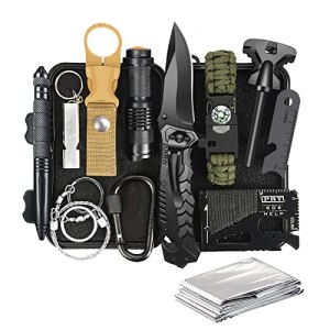 Gifts for Men Dad Husband Him, Survival Kit 14 in 1