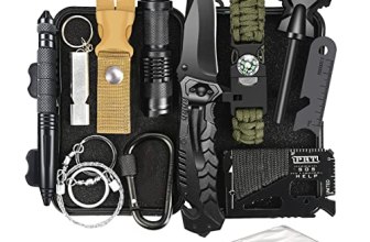 Gifts for Men Dad Husband Him, Survival Kit 14 in 1