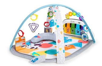 Baby Einstein 4-in-1 Kickin’ Tunes Music and Language Play Gym and Piano Tummy T
