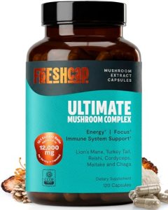 FreshCap Mushrooms Premium Organic Ultimate Mushroom Supplement