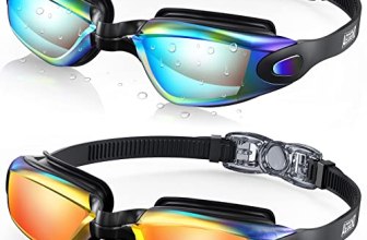 Aegend Swim Goggles, 2 Pack Swimming Goggles No Leaking UV Protection