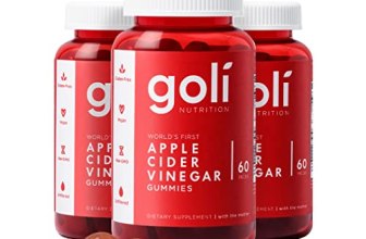 Goli Apple Cider Vinegar Gummies – Worlds First ACV Gummy with Vitamin B12