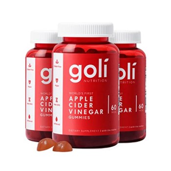 Goli Apple Cider Vinegar Gummies – Worlds First ACV Gummy with Vitamin B12