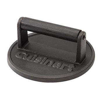 Cuisinart 6.5″ Cast Iron Smashed Burger Press