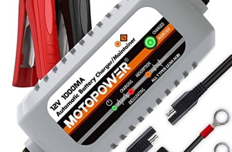 MOTOPOWER MP00205B 12V 1000mA Automatic Battery Charger