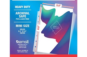 Samsill Mini Sheet Protectors 50 Pack