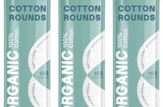Cliganic Organic Cotton Rounds (300 Count) Makeup Remover Pads