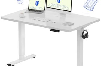 FLEXISPOT EN1 One-Piece Standing Desk with 1-Inch Thick Seamless Desktop