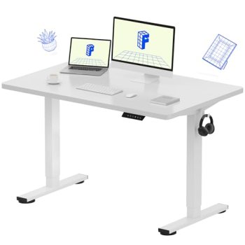 FLEXISPOT EN1 One-Piece Standing Desk with 1-Inch Thick Seamless Desktop
