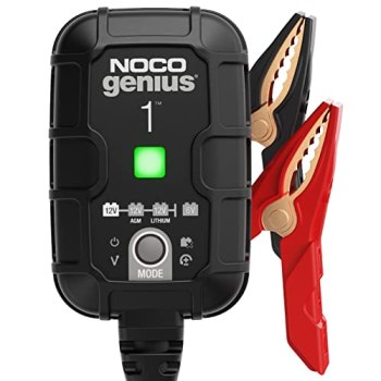 NOCO GENIUS1: 1A 6V/12V Smart Battery Charger – Automatic Maintainer